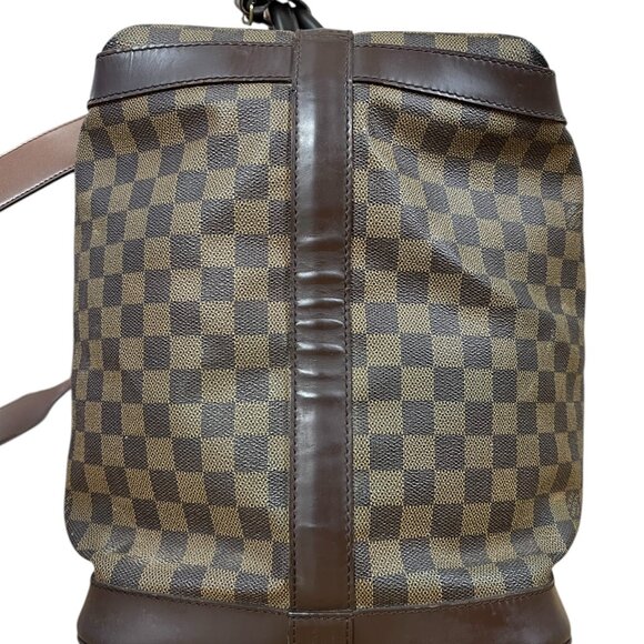 LOUIS VUITTON Grimaud Damier Ebene Travel Tote Square Travel Suitcase Gym Duffle - Picture 8 of 16